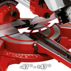 Einhell Afkortzaag TC-SM 2131 Dual - 1800W Gesnoerd - Met lasergeleider