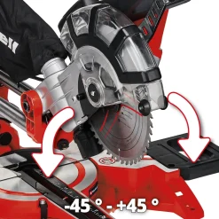 Einhell Afkortzaag TC-SM 2131 Dual - 1800W Gesnoerd - Met lasergeleider