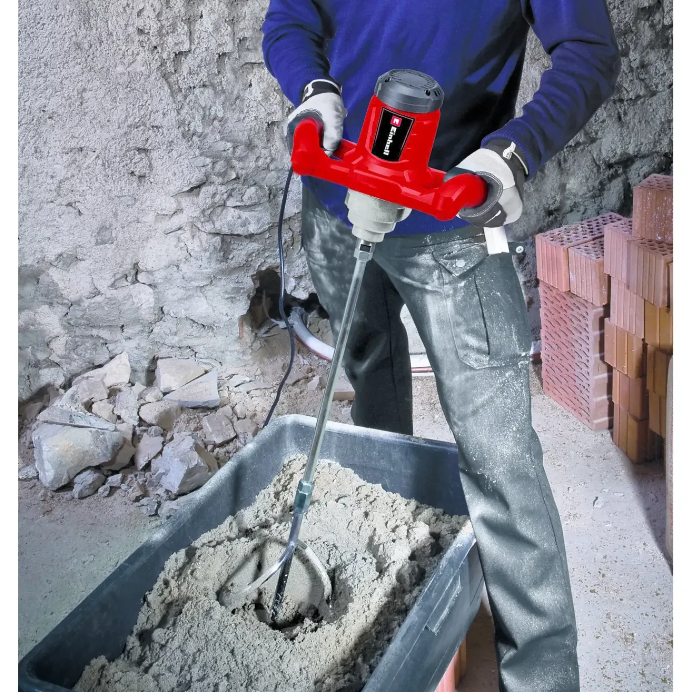 Einhell Verf- En Mortelmenger Tc-mx 1200 E