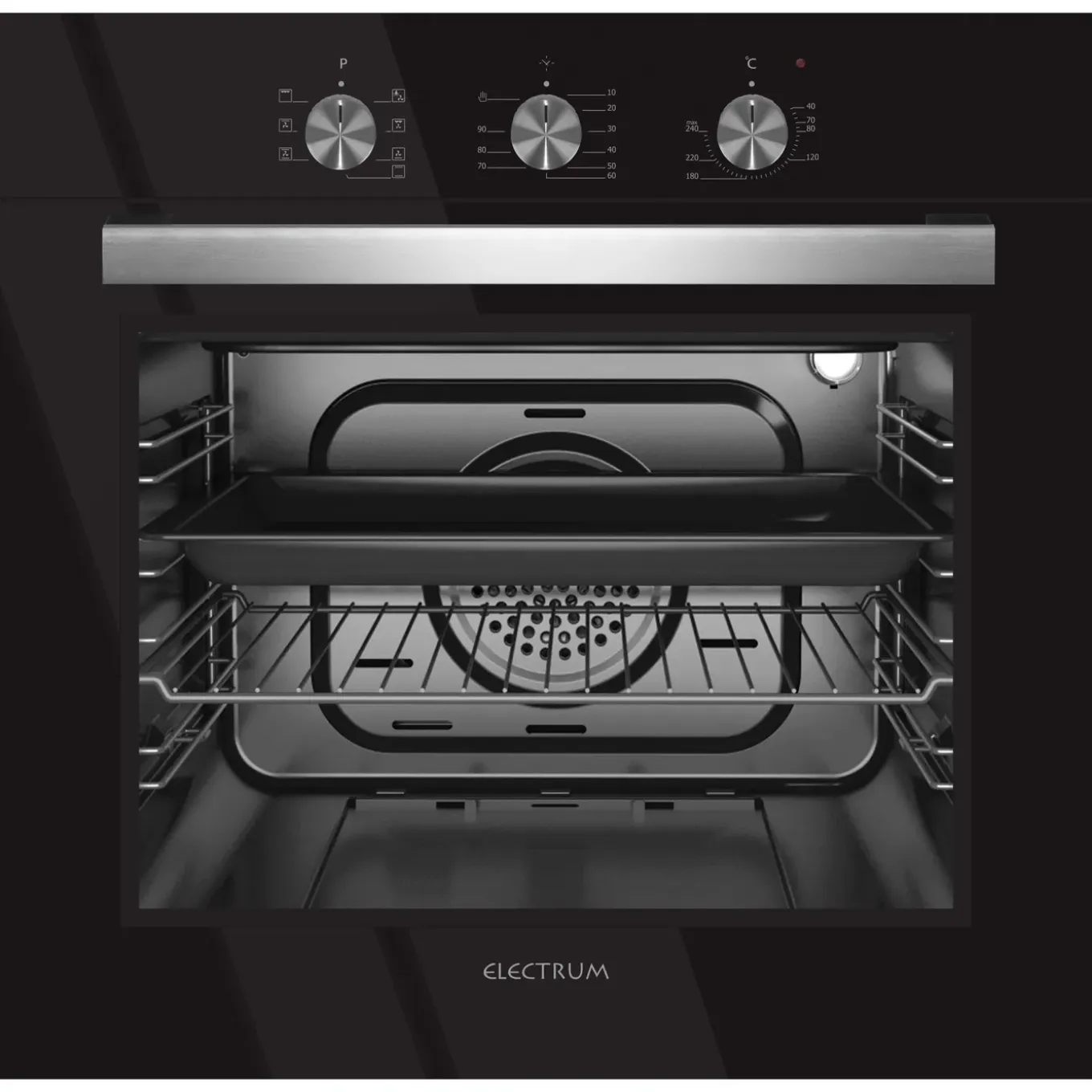 Electrum inbouwoven BIO 6001.1 BL zwart