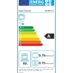 Electrum inbouwoven BIO 6001.1 IX RVS