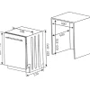 Electrum vaatwasser volledig integreerbaar DWFI6001 wit