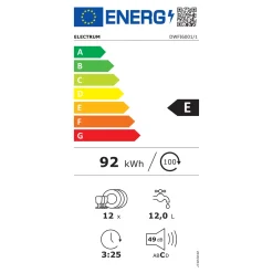 Electrum vaatwasser volledig integreerbaar DWFI6001 wit