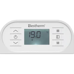 Elektrische Gietijzeren Warmteopslagradiator - Bestherm - + Film - Wandmodel - Wit - Almea