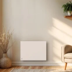 Elektrische Keramische Warmteopslagradiator - Bestherm - + Film - Wandmodel - 1000 W - Wit - Freya