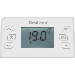 Elektrische Keramische Warmteopslagradiator - Bestherm - + Film - Wandmodel - 1000 W - Wit - Freya