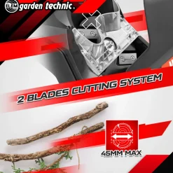 ELEM Garden Technic - 2600w Elektrische Hakselaar Met 45l Zak