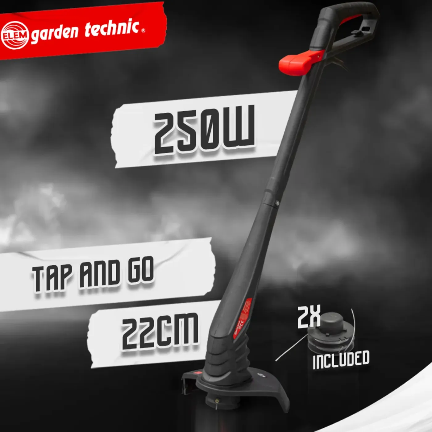 ELEM Garden Technic - 1300w Grasmaaier + 250w Kantensnijder