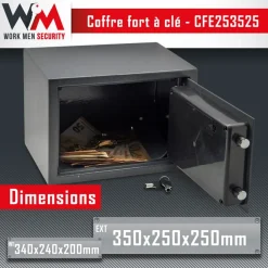 Elem Technic Elektronische Kluis - Work Men Security - Cfe253525 - Buitenafmetingen 2
