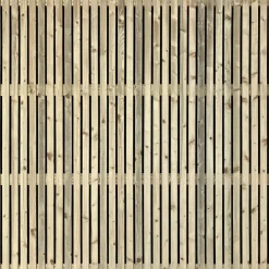 Elephant - Houten Schutting - Lijnen Zwart - Vuren - Geïmpregneerd - 179x179cm - FSC