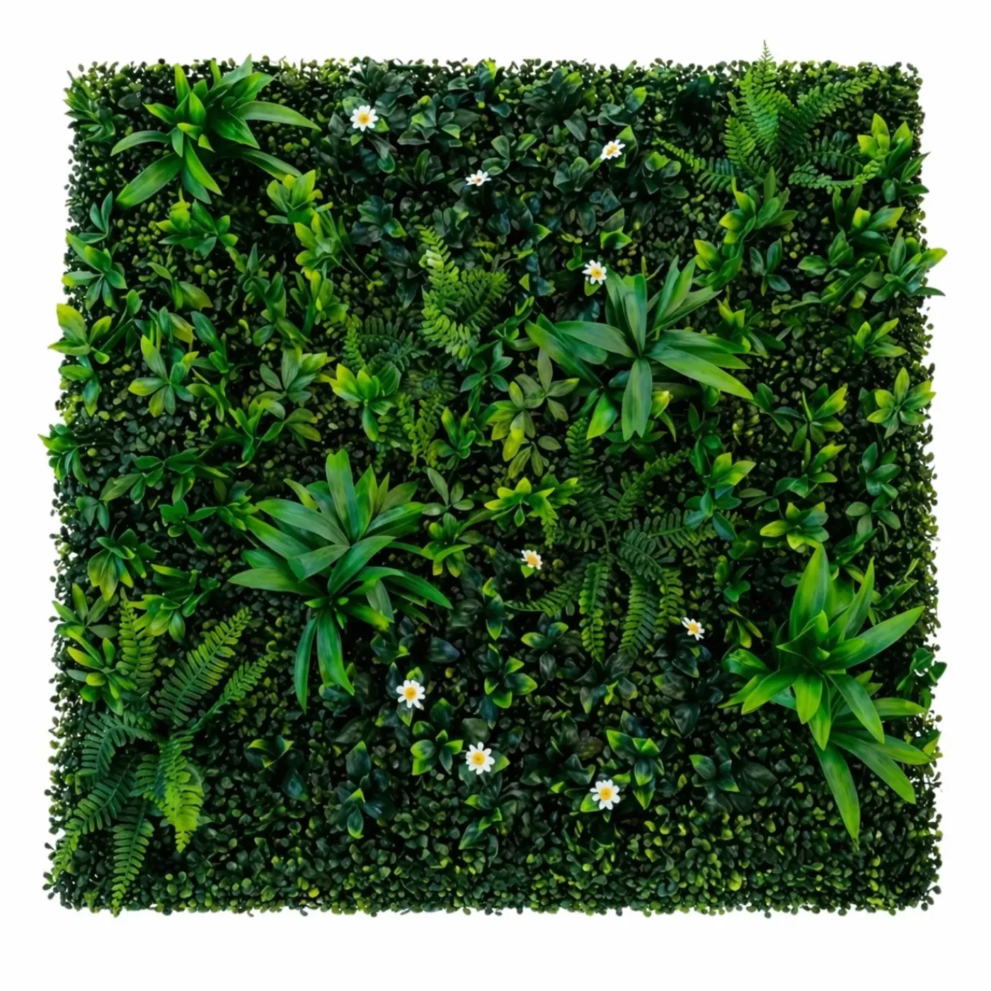 Eleson Kunsthaag Mos Paneel Jungle Green 100x100 Cm