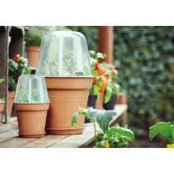 Elho Bloempot Green Basics - Kunststof - Bruin - Diam.30xH27,6cm