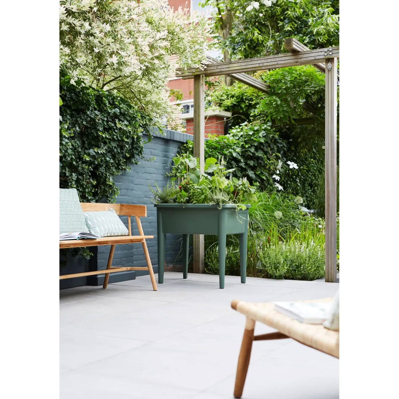 Elho Moestuinbak Super XXL - Gerecycled plastic - 58,1x76,7x73,1cm