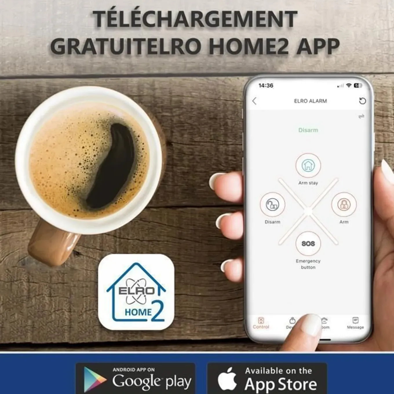Elro Alarm Systeem As98s Home2 Draadloos Wifi Gsm Functie