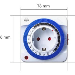 Elro - Ti1000-4 Mechanische Timer - Compact En Veilig, Voor Binnengebruik - 3600w
