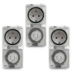 ELRO - To1500 Mechanische Timer - Programmeerbaar In 30 Minuten, Compact En Robuust - 3600w