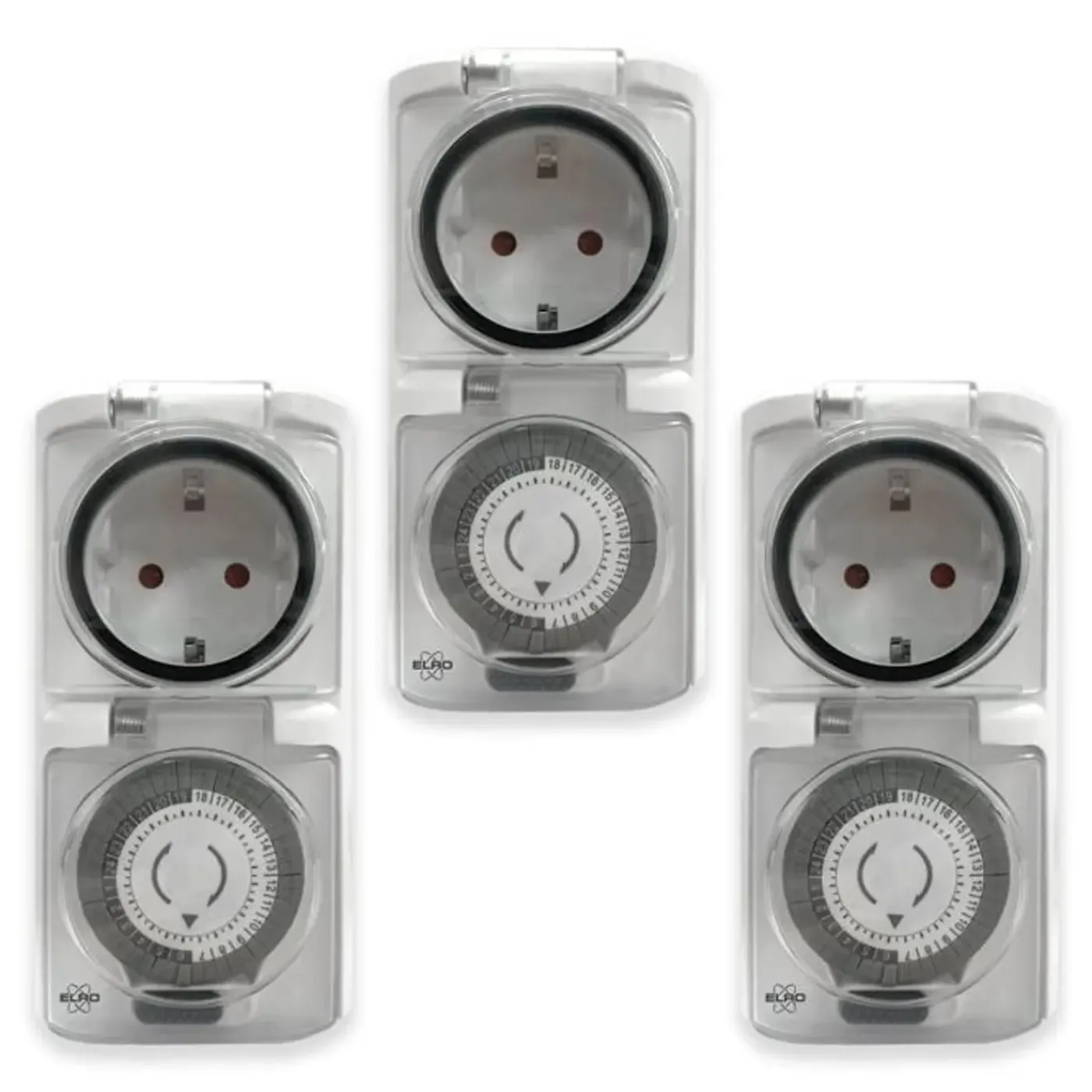 ELRO - To1500 Mechanische Timer - Programmeerbaar In 30 Minuten, Compact En Robuust - 3600w