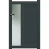 Elsealu Enkele Draaipoort Fonte - Aluminium - Antracietgrijs RAL 7016 - 100x162cm