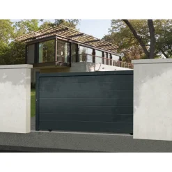 Elsealu Schuifpoort Nisa - Aluminium - Antracietgrijs RAL 7016 - 325x181cm