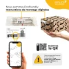 Emuca Kit Van Beugelset Voor 3 Houten Planken En 1 Module Voor Zero Structuur, Zamak