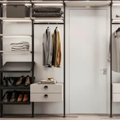 Emuca Kit Van Beugelset Voor 3 Houten Planken En 1 Module Voor Zero Structuur, Zamak