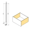 Emuca Outdoor Vertex 3d 60kg Ladehoogte 242mm, Diepte 500mm, Staal, Antracietgrijs