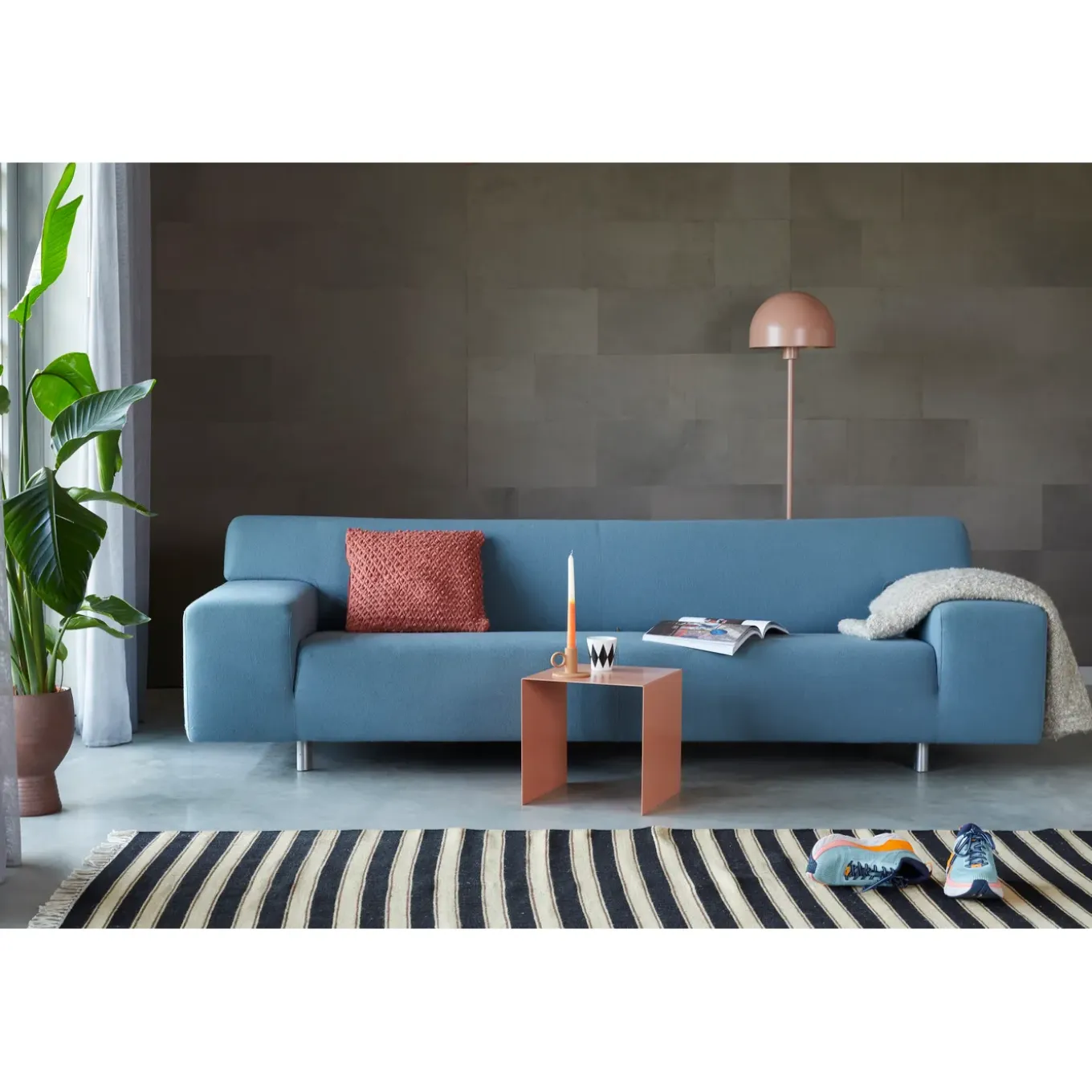 Enzo Pellini wandtegel Lava - Leer - Zelfklevend - 50x25cm - 8 stuks