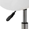 Overig Ergonomische Zadelkruk Kunstleer Amazonekruk In Hoogte Verstelbaar 49-61 Cm - Wit