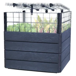 GARANTIA Ergo Quadro Turboplus L 80 Hoogbed, Stone - Incl. Flora Waterbesparingssysteem -