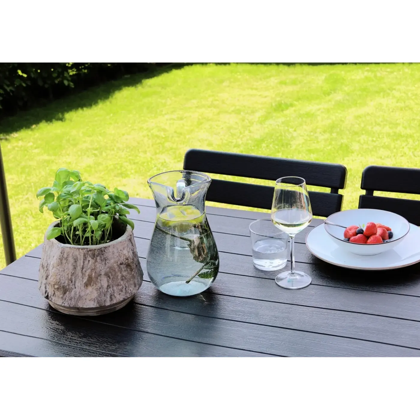 Erro Klaptafel - 180cm - Zwart - Houtlook