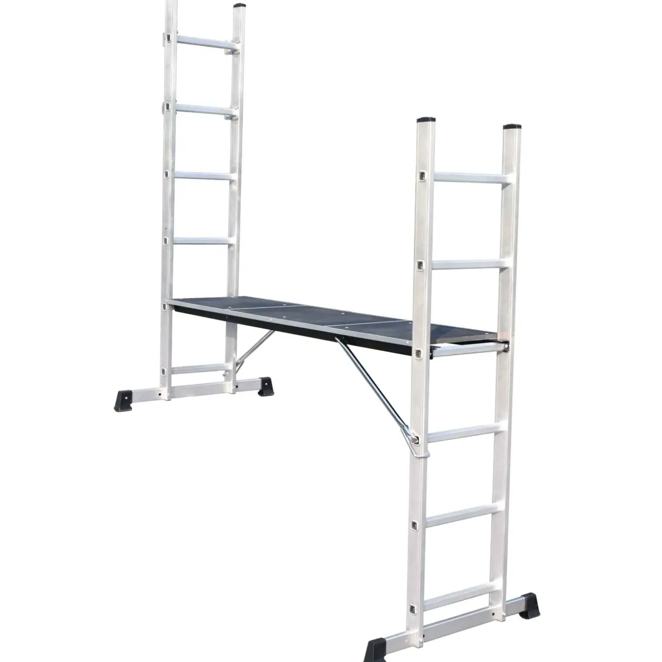 Escalo Combinatie Stelling-Ladder Multi+ - Aluminium - 2x6 treden - 1,47x0,40m