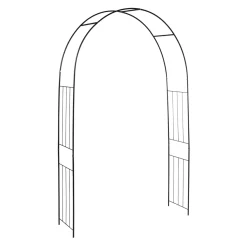 Esschert Design Rozenboog - Zwart - Metaal - 134 X 220 Cm - Klimrozen/planten