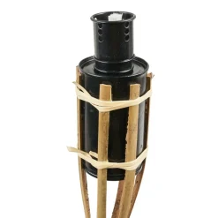 Esschert Design Tuinfakkel - 3x - Bamboe - Navulbaar - 60 Cm