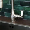Essebagno Ascott Roestvrijstalen Ééngreeps Wastafelmengkraan Met Uittrekbare Handdouche