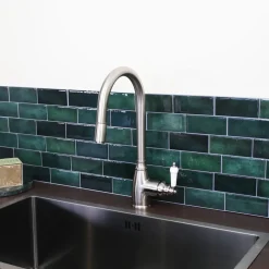Essebagno Ascott Roestvrijstalen Ééngreeps Wastafelmengkraan Met Uittrekbare Handdouche