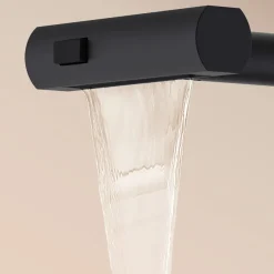 Essebagno Esserain wastafelmengkraan met uittrekbare handdouche in mat zwart