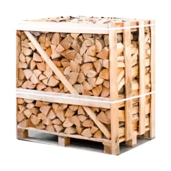 Essenhout - Halve Pallet Ovengedroogd Gekloofd Essen Haardhout 25cm