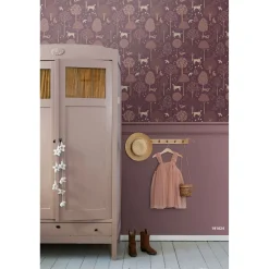 Estahome Behang Honden Paars - 50 X 900 Cm - 132225