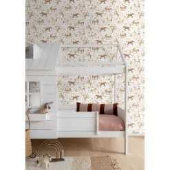 Estahome Behang Paarden Bruin, Groen En Roze - 50 X 900 Cm - 132193