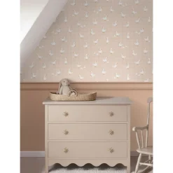 Estahome Behang Schattige Ganzen Beige - 50 X 900 Cm - 132184