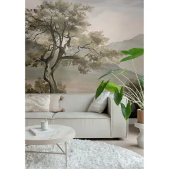ESTAhome Fotobehang Italiaans Landschap Donkergroen - 400 X 279 Cm - 159426