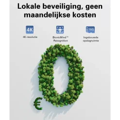 Eufy buitenbeveiligingscamera uitbreiding Cam 3 draadloos 4K + zonnepaneel