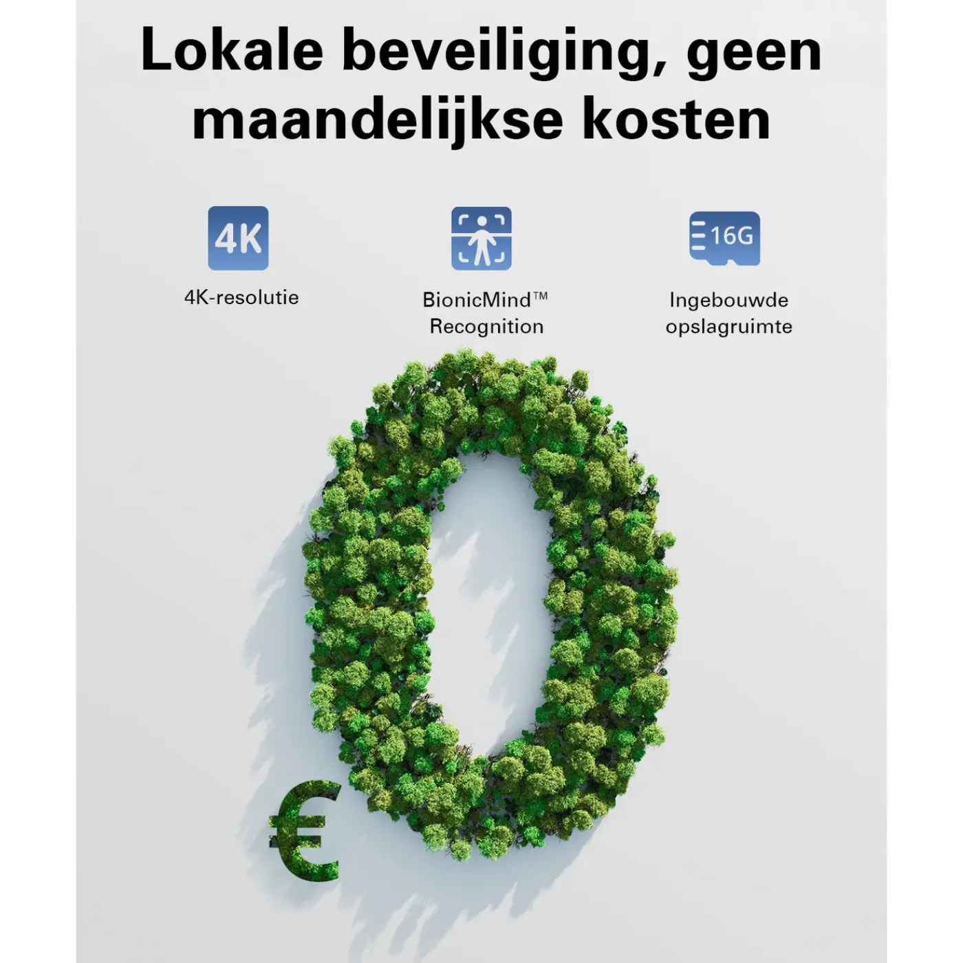 Eufy buitenbeveiligingscamera uitbreiding Cam 3 draadloos 4K + zonnepaneel
