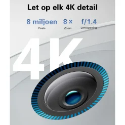 Eufy buitenbeveiligingscamera uitbreiding Cam 3 draadloos 4K + zonnepaneel