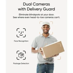 Eufy E340 Dual Cam Videodeurbel - Op Batterij - 2K