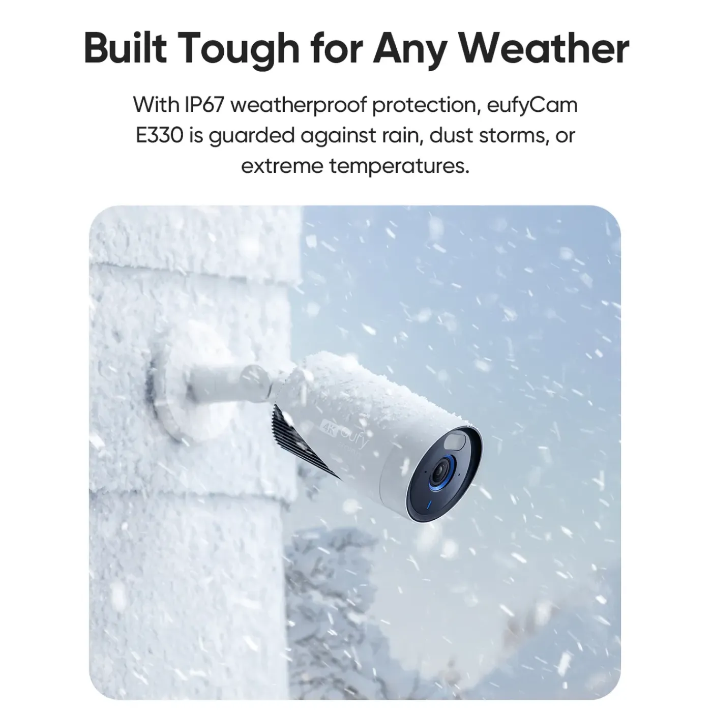 Eufy outdoor beveiligingscamera E330 + Homebase 3 - 1TB HDD 4 st