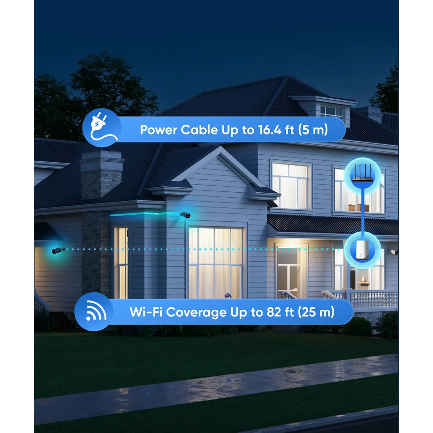 Eufy outdoor beveiligingscamera E330 + Homebase 3 - 1TB HDD 4 st