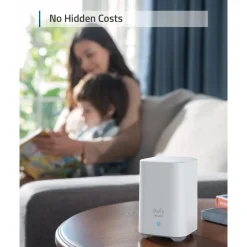Eufy Security videodeurbel draadloos 2K HD-resolutie op batterij met Homebase 2 zwart/wit