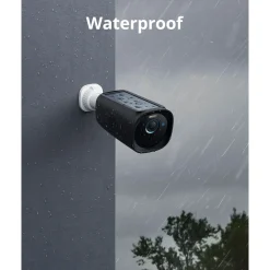 Eufy siliconencase Skin voor Cam Cam3 zwart 2 st