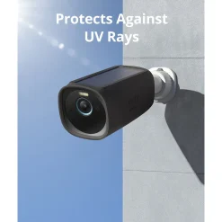 Eufy siliconencase Skin voor Cam Cam3 zwart 2 st